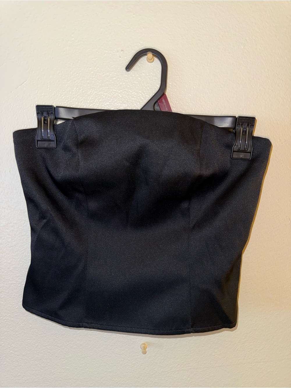 a new day Black Smocked Waist Bandeau Top